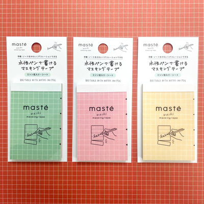 Mark's Masté Writable Perforated Masking Tape / Sheet - Check Colour Mixture