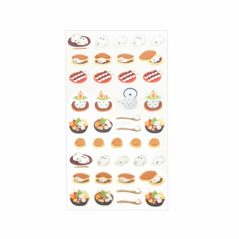 Furukawa Paper Works Sweets Animal Workshop Sticker - Japanese Sweets