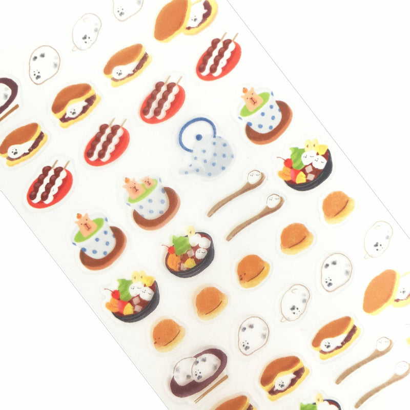 Furukawa Paper Works Sweets Animal Workshop Sticker - Japanese Sweets