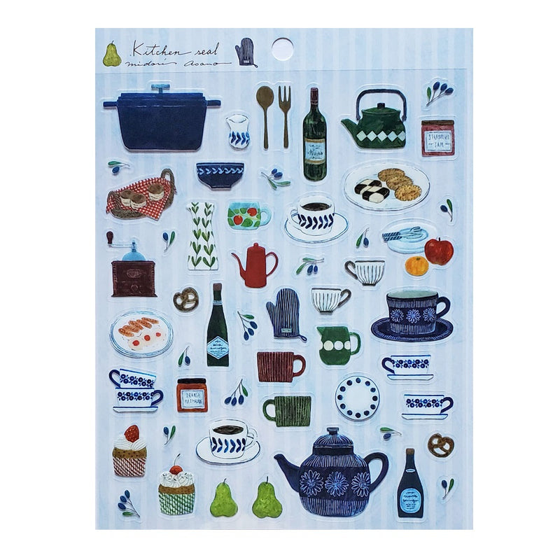 Cozyca Products x Midori Asano Clear Sticker - Kitchen Seal