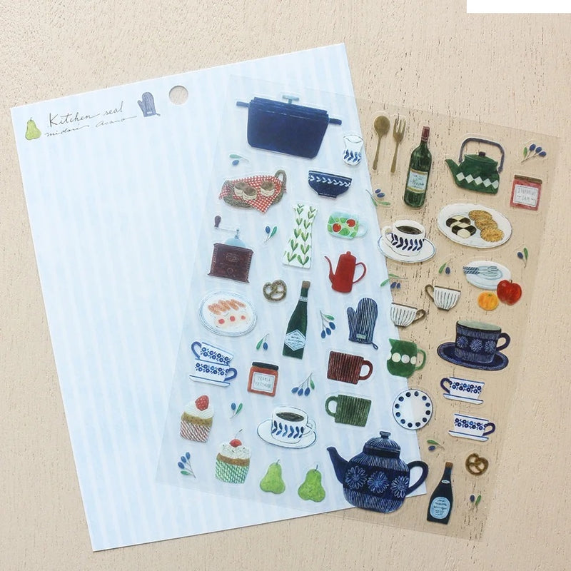 Cozyca Products x Midori Asano Clear Sticker - Kitchen Seal