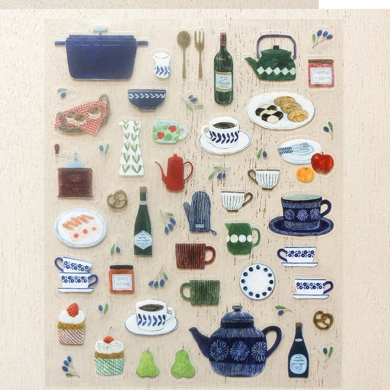 Cozyca Products x Midori Asano Clear Sticker - Kitchen Seal