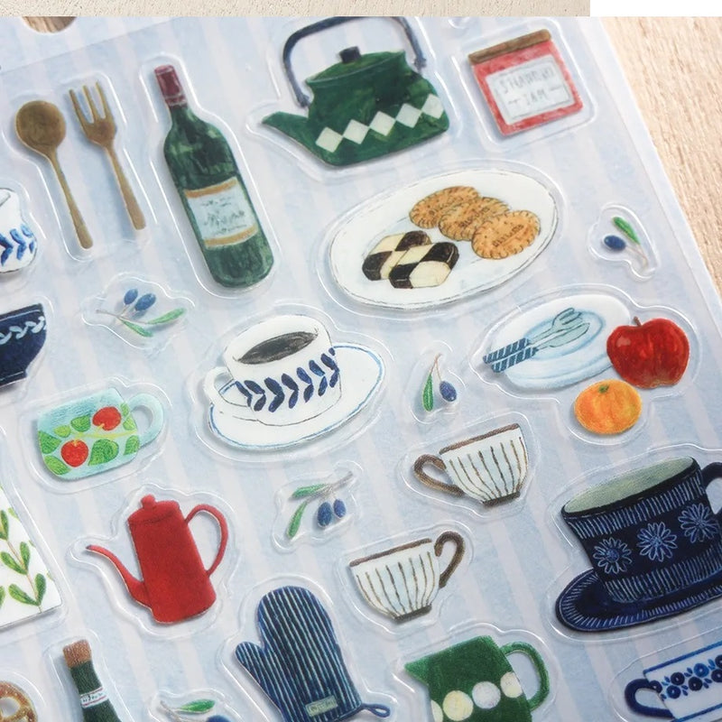 Cozyca Products x Midori Asano Clear Sticker - Kitchen Seal