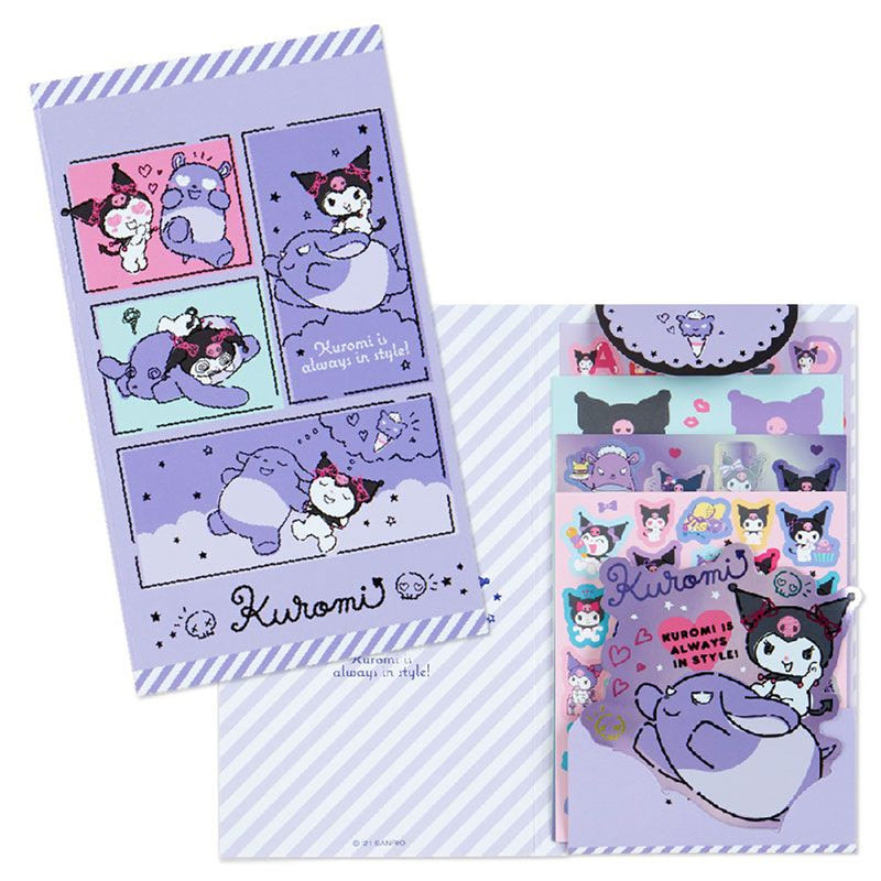 Sanrio Volume Sticker Set - Kuromi