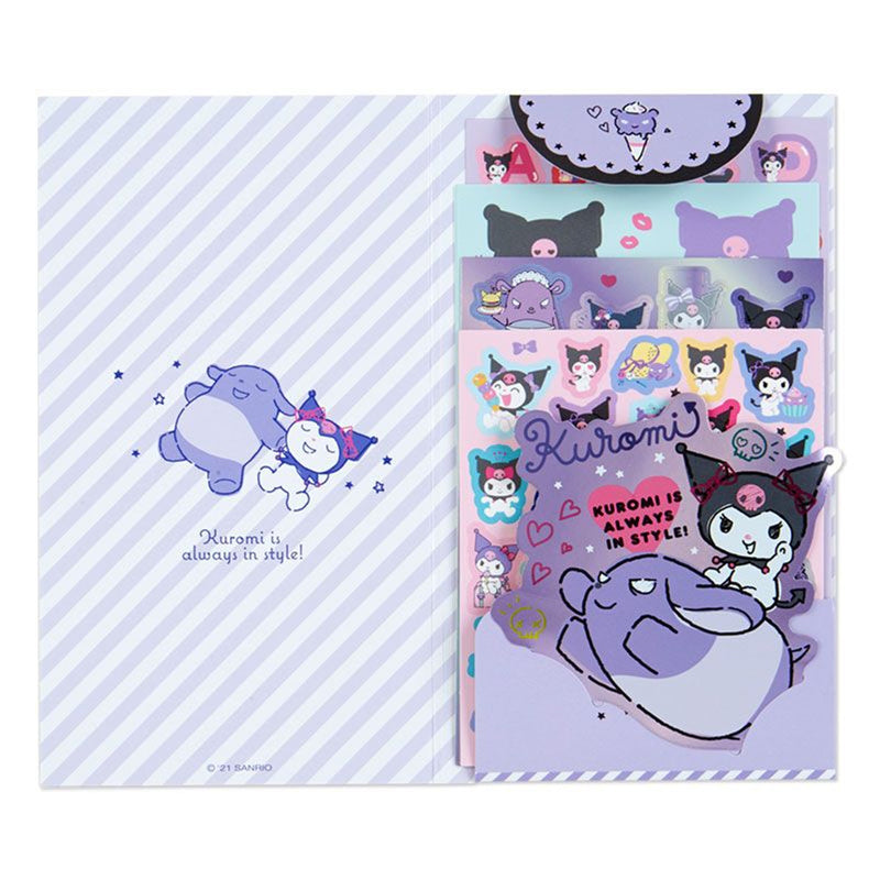 Sanrio Volume Sticker Set - Kuromi