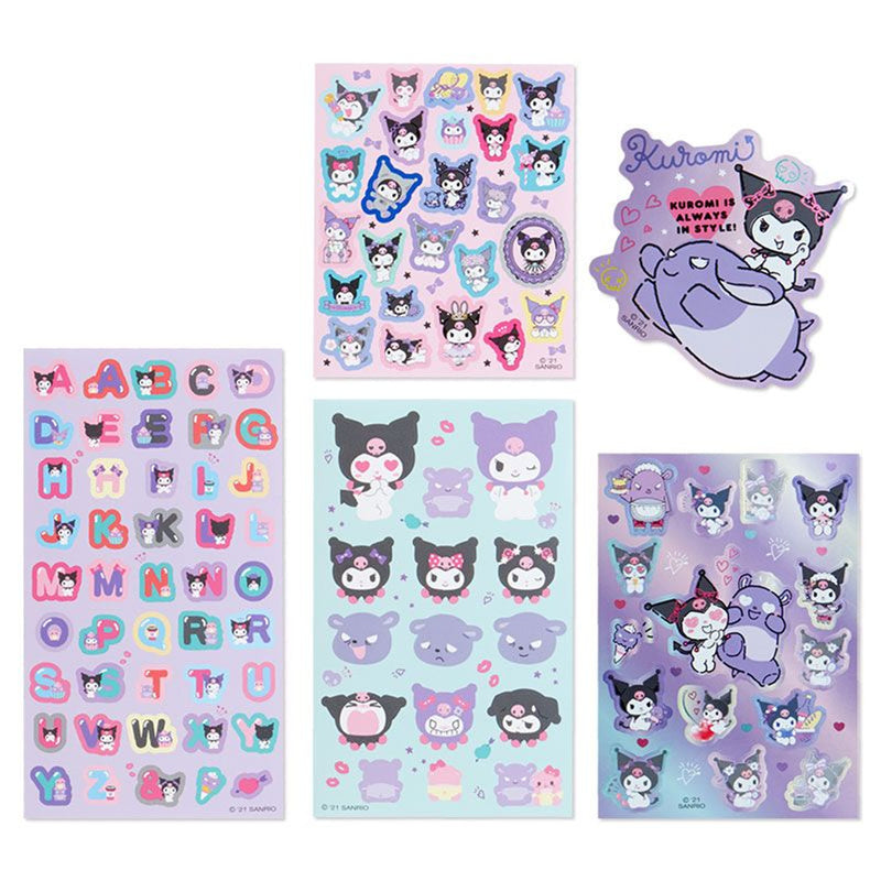 Sanrio Volume Sticker Set - Kuromi