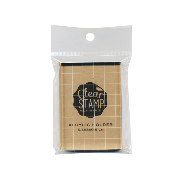 Kodomo No Kao Clear Stamp Acrylic Holder - Medium (5.5 x 8cm)