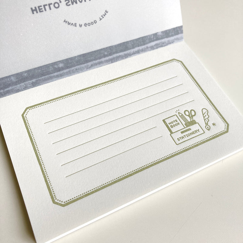 Eric Hello Small Things x Papier Platz x Oeda Letterpress Message Pad