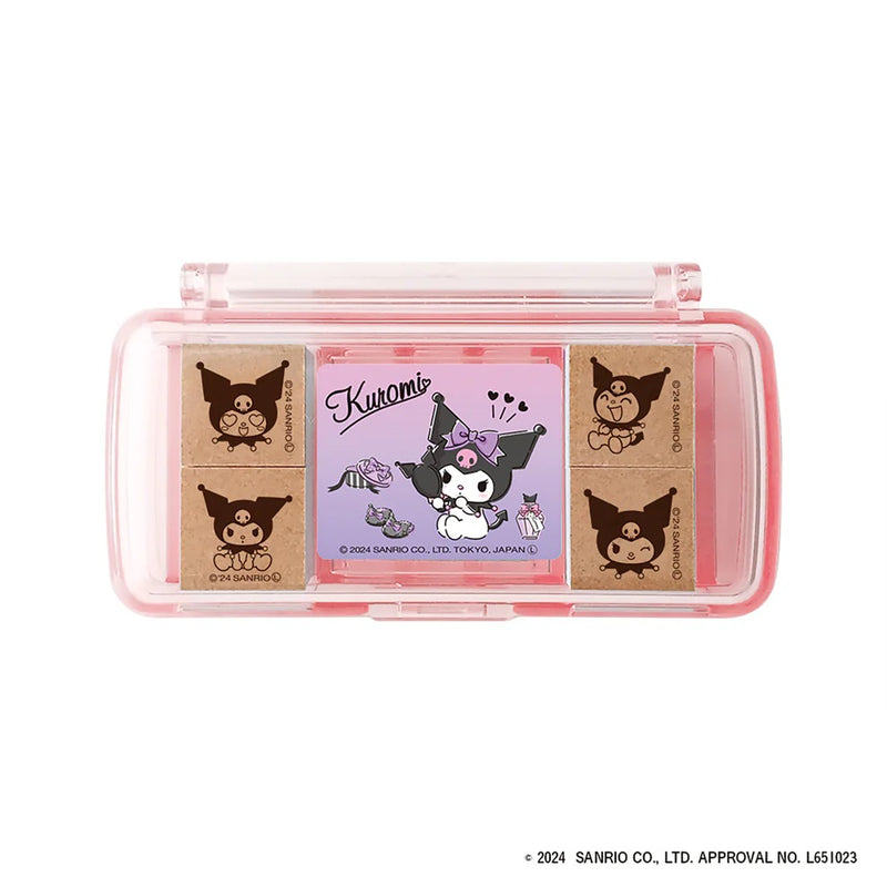 Sanrio x Beverly Mini Stamp & Ink Pad Set - Kuromi