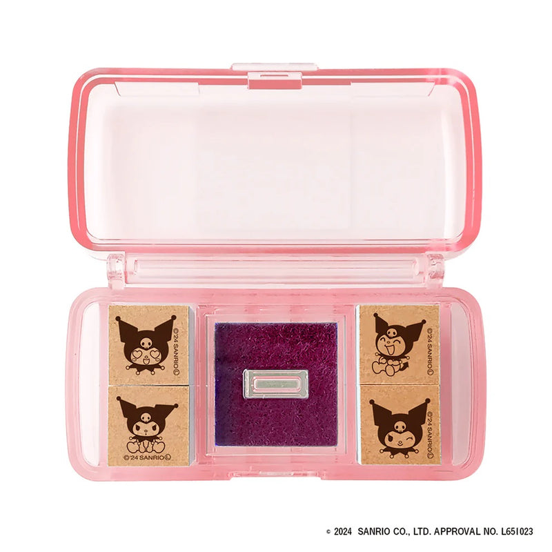 Sanrio x Beverly Mini Stamp & Ink Pad Set - Kuromi