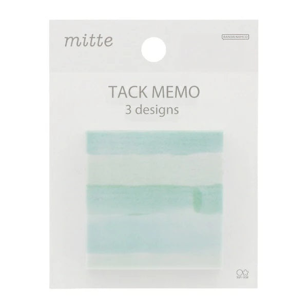 Sun-Star Mitte Tack Memo Square Block Sticky Notes - Pale Green