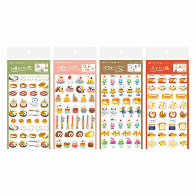 Furukawa Paper Works Sweets Animal Workshop Sticker - Japanese Sweets