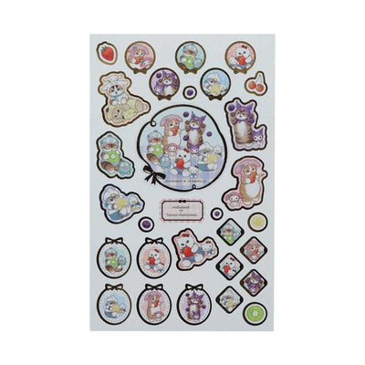 Sun-Star Mofusand x Sanrio Characters Masking Sticker