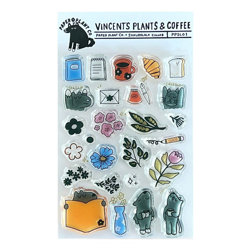 Sakuralala x Paper Plant Co Clear Stamps - Vincent&