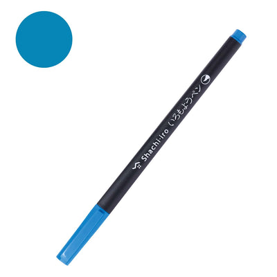 Shachihata Iromoyo Water-Based Colour Brush Pens - Blue Series