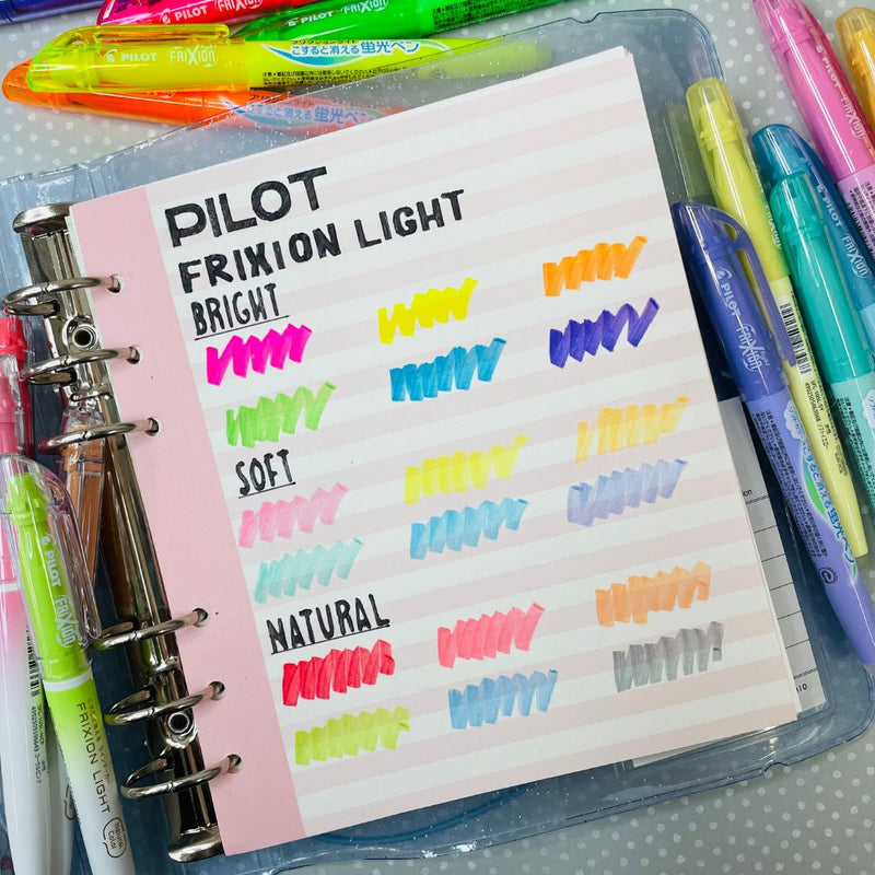 Pilot FriXion Light Erasable Highlighter - Soft Colours