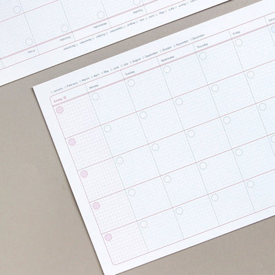 Jam Studio A4 Monthly Desk Pad & Refills