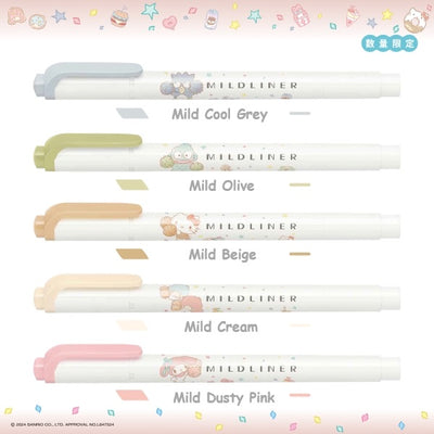 [Limited Edition] Sanrio x Zebra MILDLINER Double Ended Highlighters