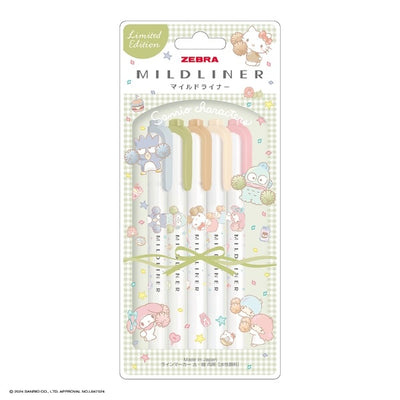 [Limited Edition] Sanrio x Zebra MILDLINER Double Ended Highlighters