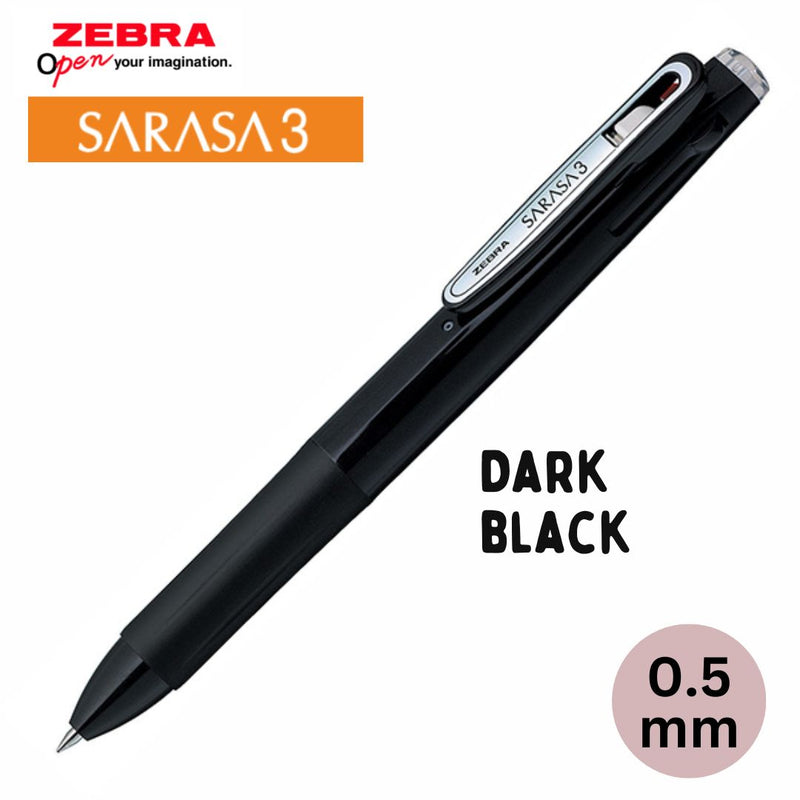 Zebra SARASA 3B Multi-Colour Ballpoint Pen 0.5mm