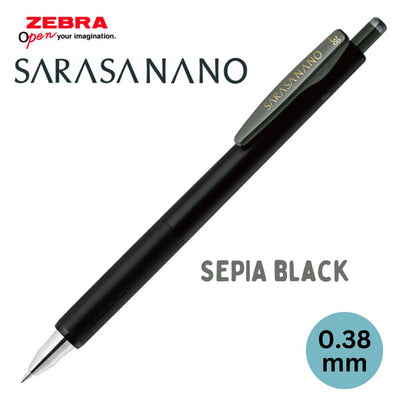 Zebra SARASA NANO Gel Pen 0.38mm - Vintage Colours