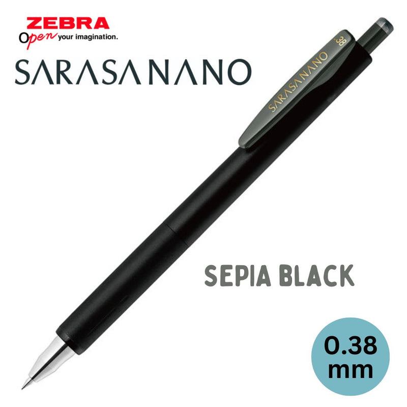 Zebra SARASA NANO Gel Pen 0.38mm - Vintage Colours