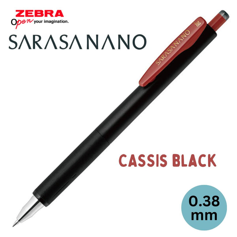 Zebra SARASA NANO Gel Pen 0.38mm - Vintage Colours