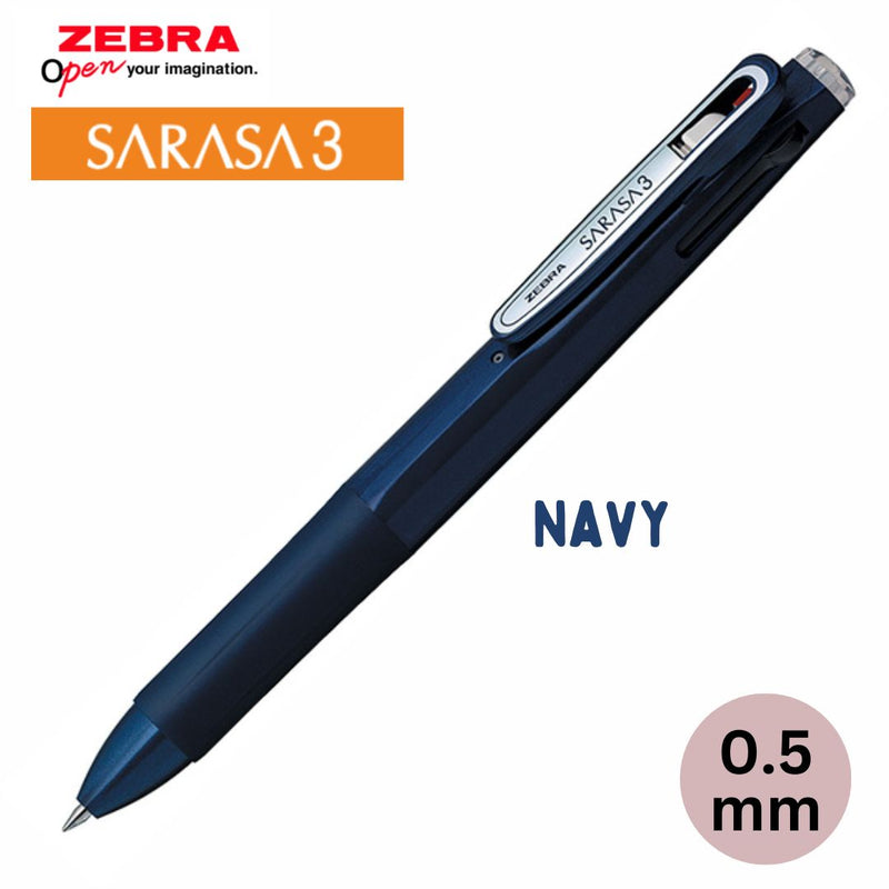 Zebra SARASA 3B Multi-Colour Ballpoint Pen 0.5mm