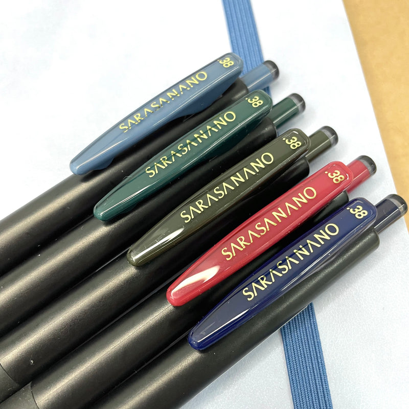 Zebra SARASA NANO Gel Pen 0.38mm - Vintage Colours