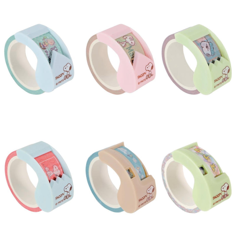 [Limited Edition] Kutsuwa x Snoopy Ribbon Bon 2 Way Washi Tape Cutters