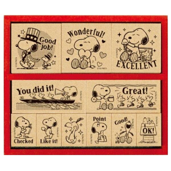 Beverly x Snoopy Wooden Reward Stamp Set