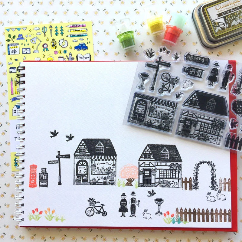 Sakuralala x Hello Small Things! Clear Stamps - Spring Home