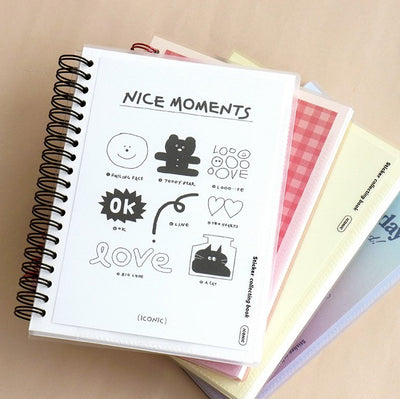 Iconic Release Paper Sticker Collecting Book