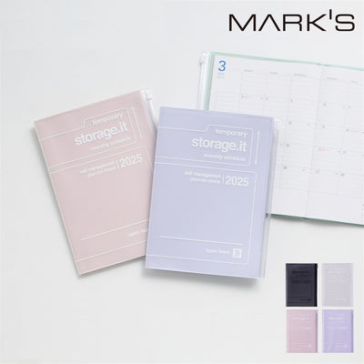 Mark's 2025 B6 Weekly Left Planner - Storage it