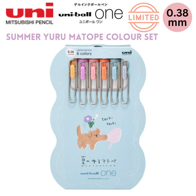 [Limited Edition] Uni-Ball One Gel Pens 0.38mm - Summer Yuru Matope Colour