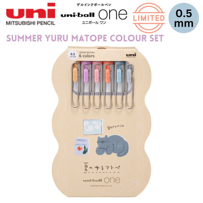 [Limited Edition] Uni-Ball One Gel Pens 0.5mm - Summer Yuru Matope Colour