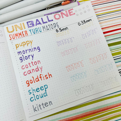 [Limited Edition] Uni-Ball One Gel Pens 0.5mm - Summer Yuru Matope Colour