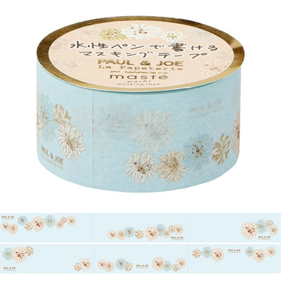 Mark's x Paul & Joe La Papeterie Masté Washi Tape - Chrysantheme Blue