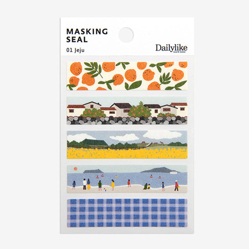 Dailylike Masking Seal - 01 Jeju