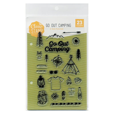Kodomo No Kao Clear Stamp - Go Out Camping