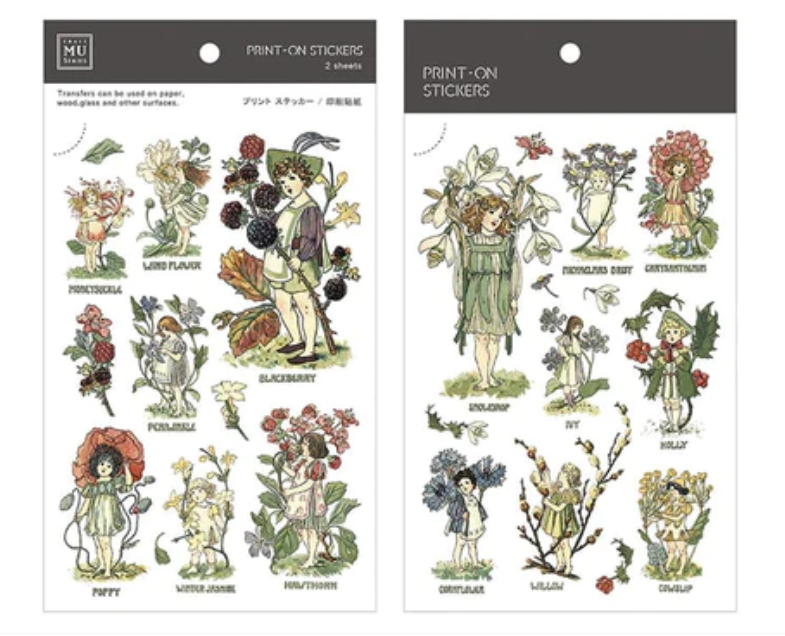 MU Lifestyle Print-On Stickers - 062 Fairies