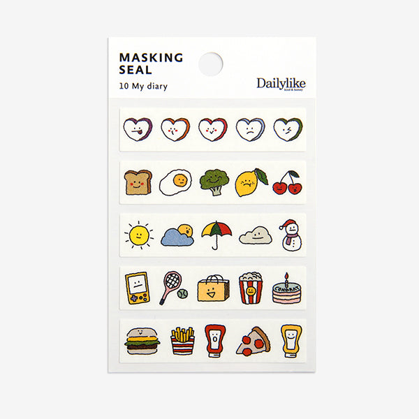 Dailylike Masking Seal - 10 My Diary