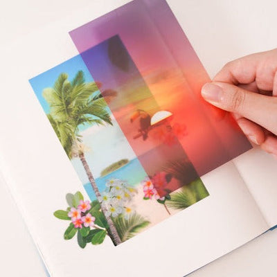 Appree Nature Scene Sticker - Tropical Sunset