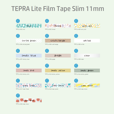 King Jim Tepra Lite Film Tape Die-Cut - Bird (11mm)