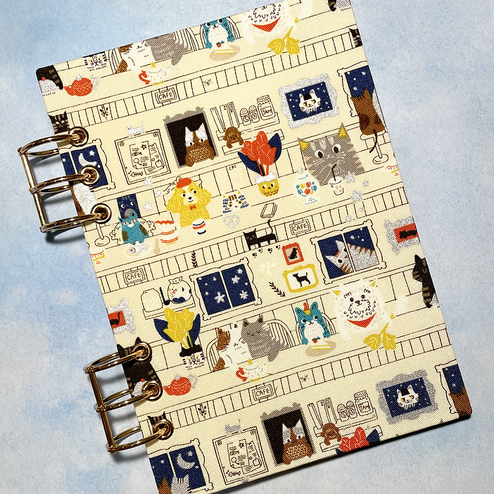 Miyu Handmade Washable A5 Planner Cover - Animals