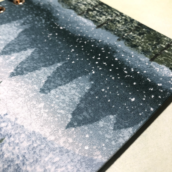 Miyu Handmade Washable A5 Planner Cover - Lakeside Forest