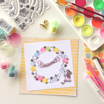 Sakuralala x Igloo*Dining* 365™ Clear Stamps - Celebration