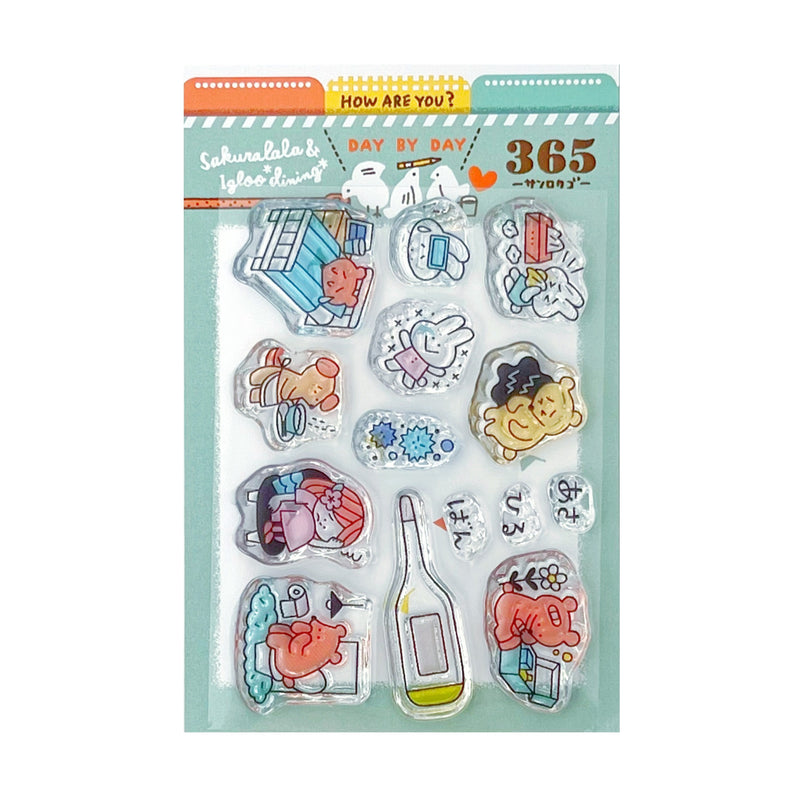 Sakuralala x Igloo*Dining* 365™ Clear Stamps - How Are You?