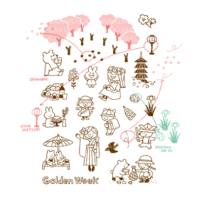 Sakuralala x Igloo*Dining* 365™ Clear Stamps - Nippon Haru