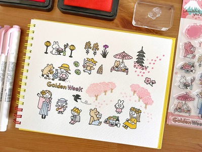 Sakuralala x Igloo*Dining* 365™ Clear Stamps - Nippon Haru